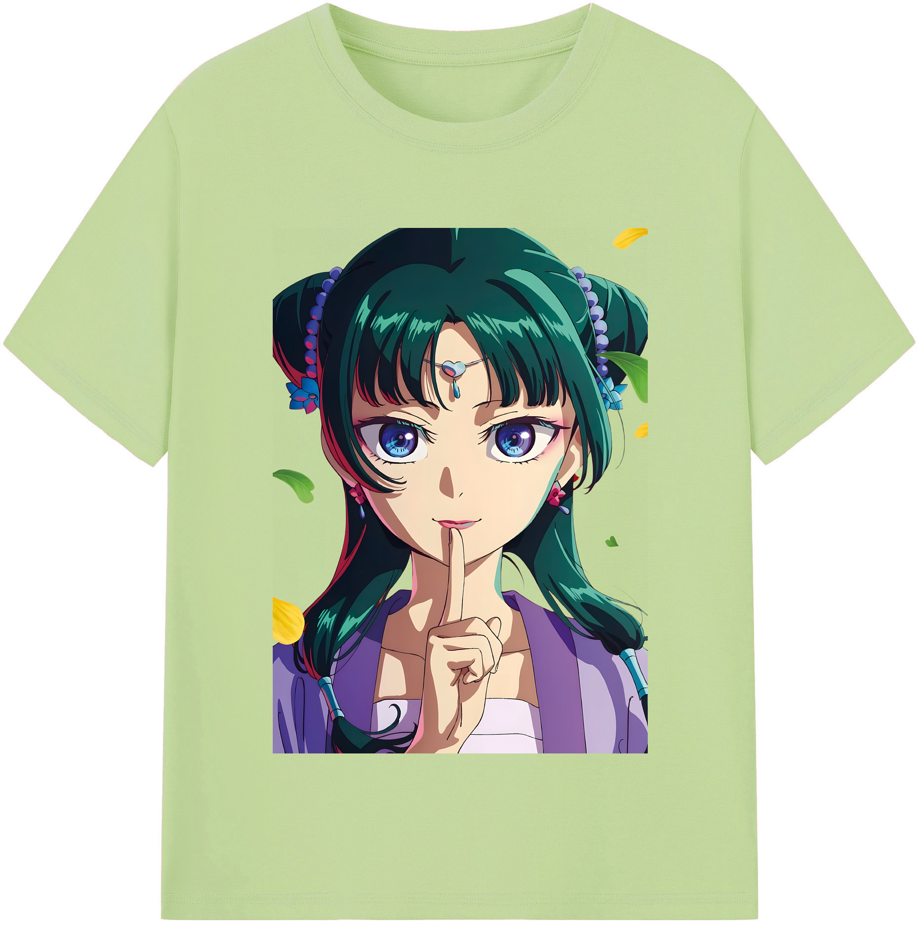 （画像用） 薬屋のひとりごと The Apothecary Diaries 綿100％半袖Tシャツ（フロントプリント）